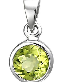 JOBO Kettenanhänger Anhänger mit Peridot, 925 Silber
