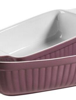 MÄSER Auflaufform Kitchen Time, rechteckig, Steinzeug, (2-St)