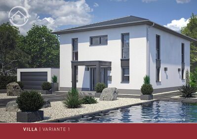 Exklusive Stadtvilla in Massivbau mit Erdwärme