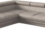 COTTA Ecksofa Enterprise L-Form, mit Arm- & Kopfteilverstellung, wahlweise mit Bettfunktion