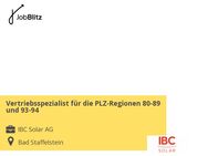 Vertriebsspezialist für die PLZ-Regionen 80-89 und 93-94 - Bad Staffelstein