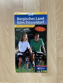 UNBENUTZT ADFC-Regionalkarte Berg. Land/Köln/Düsseldorf - Wuppertal