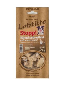 Petman Lobtüte Stopp! Hähnchenbrustfilet - Sparpaket: 10 x 50 g