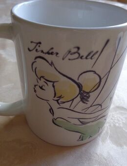 Becher Trinkbecher Tinker Bell/Peter Pan, Magic Becher, weiß, Keramik/Acryl - Hamburg