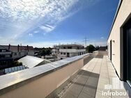Lichtdurchflutete Penthouse Wohnung mit zwei Dachterrassen! Großzügiges barrierefreies Penthouse! Für Kapitalanleger: degressive Abschreibung - Stadtbergen