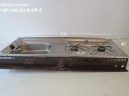 Cramer Kochfeld 50mba 2-flamm. (rechts) mit Spülbecken gebr. ca 100 x 42 cm (SONDERPREIS) OHNE Typenschild - Schotten Zentrum