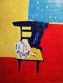 Abstraktes, Original - Öl-Kunstwerk in 79379