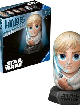 Ravensburger 3D-Puzzle Star Wars Hylkies Sammelfigur #02 Luke Skywalker, 54 Puzzleteile, Made in Europe