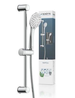 Schütte Brausegarnitur Napoli, Höhe 56 cm, Set, Regendusche mit Schlauch und Halterung, Duschkopf mit 3 Strahlarten