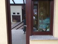 Terassentür mit gekoppelt Fenster, 3-fach verglast - Dahme-Mark