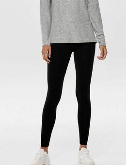 ONLY Leggings ONLLIVE – Elastischer Bund für Komfort und Bewegungsfreiheit sehr figurbetont, Jersey, Baumwollmischung, elastisch, unifarben