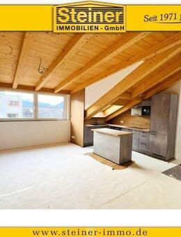 3-Zimmer-Dach-Studio-Wohnung, LIFT, EBK, Keller, Kachelofen-Anschluss, TG-Platz a. W. - Garmisch-Partenkirchen