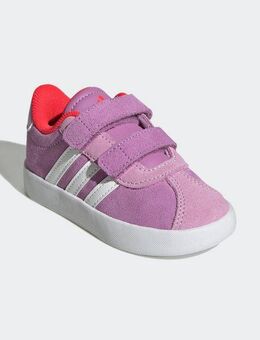 adidas Sportswear VL COURT 3.0 Klettschuh für Kinder, inspiriert vom Design des adidas samba