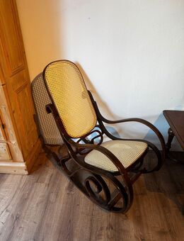 Vintage Schaukelstuhl aus Holz mit Wiener Geflecht Stuhl Sessel - Lindau (Bodensee) Zentrum