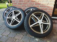 17" Zoll ALU-Felgen w NEU Ganzjahres-reifen Allwetter 225/45 R17 Kompletträder VW Audi Seat Skoda Ford - Lehrte