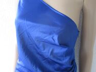 NEU * Edel * schimmernd * Cocktail * Abend * Ausgeh * Ball * Seiden- Satin * One Shoulder * Bodycon * Mini- KLEID "VERO MODA" Gr. 36- 38/ S * royal- königs- blau * - Riedlingen