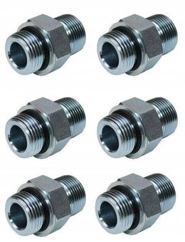 6x Anschluss HYDRAULIKVERTEILER 2 ABSCHNITTE 40L Landmaschinen Landwirt Forst Set452322 - Wuppertal