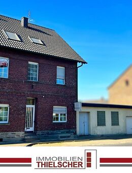 Wohnhaus mit 2 Garagen und großem Grundstück, Werkstatt und Lagerfläche, in Geilenkirchen-Leiffarth - Geilenkirchen