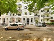 Freier, ruhiger und gepflegter 4,5 Zimmer Altbau, 4. OG, ca. 124,00 m², 2 Balkone auf der Uhlenhorst - Hamburg