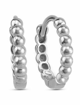 dKeniz Paar Creolen 925/- Sterling Silber Kugel-Creolen