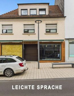 Haus in der Mitte von Bexbach. Alles ist vermietet und es gibt eine Idee. - TEXT IN LEICHTER SPRACHE - Bexbach
