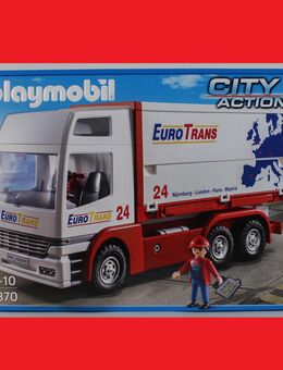 Neu Playmobil 9370 City Action Euro Trans Truck LKW Laster Lastwagen Container ungeöffnet OVP - Gaggenau