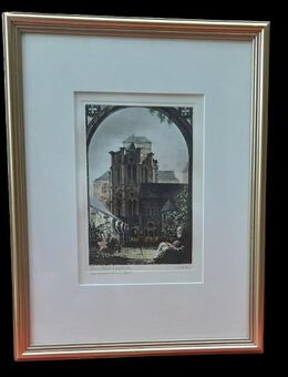 Historische Darstellung von J. Poppel - Trier Liebfrauenkirche - Niederfischbach