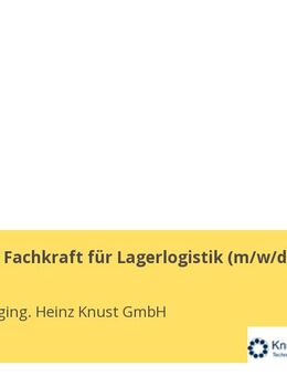Ausbildung Fachkraft für Lagerlogistik (m/w/d) - Herne