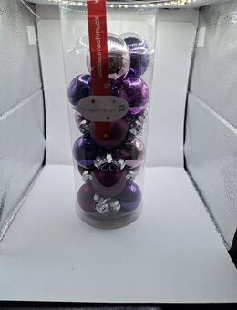 17 Weihnachtskugeln ca 6cm Glas Christbaumkugeln Anhänger Weihnachtsbaumschmuck - Essen