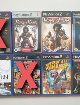 PS2 Spiele - Destroy all Humans, Castlevania, Haven, Prince of Persia, Herr der Ringe - Stuttgart