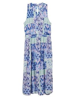 s.Oliver Junior Midikleid mit Rüschenkragen
