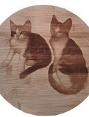 Bambus - Vesperbrett inkl. Gravur in 37520