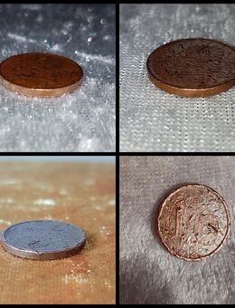 Spanien - 1 Eurocent - .1999 - ! - ( Nr.2 ) - .... Chaotische Mehrfachprägung ! - Husum (Schleswig-Holstein)