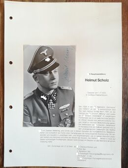 Original Unterschrift Autograph Helmut Scholz - Lohmar