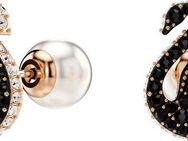 Swarovski Paar Ohrstecker Swarovski Iconic Swan, mit Swarovski® Kristall - mit Swarovski® Perle