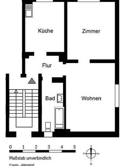 Demnächst frei! 2-Zimmer-Wohnung in Essen Altendorf - Essen