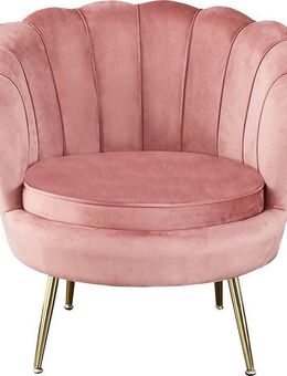 SalesFever Loungesessel Clam - Design Loungesessel, Prachtvoll extravagantes Design im Muschel-Look