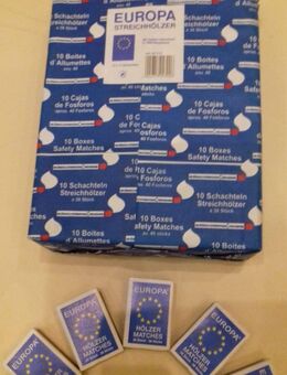 Europa Streichhölzer KM Zündholz International Meckesheim - Hamburg