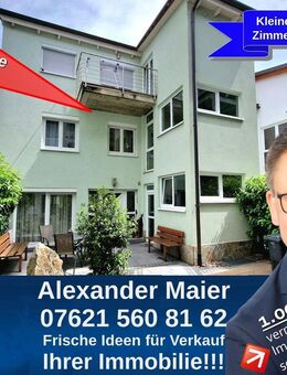 Wow! 8-Zi-LUXUS-Villa auf 4 Etagen: Wintergarten, Terrasse, 2 Balkone, ELW zentral in Lörrach! - Lörrach