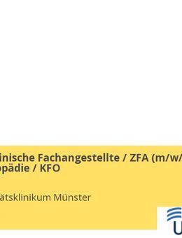 Zahnmedizinische Fachangestellte / ZFA (gn*) Kieferorthopädie / KFO - Münster