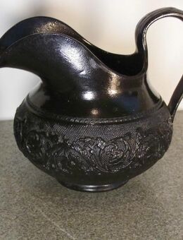 Cyples Black Basalt Gießer Krug Vase Basaltware Deko Vintage 15,- - Flensburg