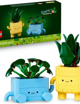 LEGO® Fröhliche Pflanzen (10349), LEGO Botanicals Konstruktionsspielsteine, (217 St), Made in Europe