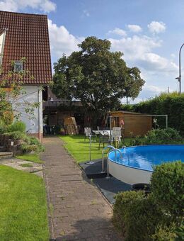 Maisonette mit Pool, Balkon & Garten: 3-Zimmer-Wohntraum in Eppertshausen! - Eppertshausen