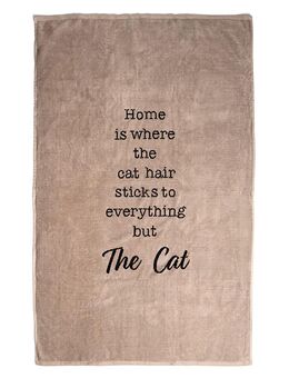 TIAKI Badehandtuch "Home" für Katzen - L 140 x B 90 cm