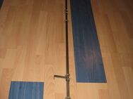 Gardinenstange, Alu, mit Endstücken, 1,86 cm lang, 16 Ringe, wie neu - Sehnde