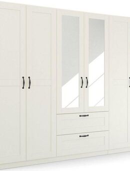 rauch Drehtürenschrank Cottage by Quadra Spin in skandinavischem Landhausstil, mit Schubladen und Spiegel