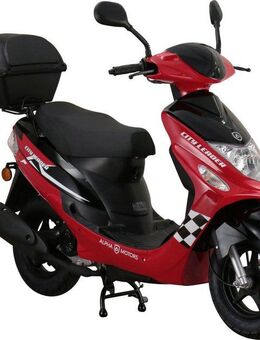 Alpha Motors Motorroller CityLeader, 50 ccm, 25 km/h, Euro 5, inkl. Topcase