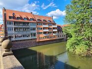 Rarität: Nürnberg City - Trödelmarkt Außergewöhnliche 4-Zi-ETW mit 2 Balkonen direkt an der Pegnitz - Nürnberg