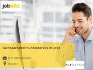 Sachbearbeiter Kundenservice m|w|d - Rastatt