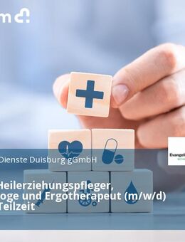 Erzieher, Heilerziehungspfleger, Heilpädagoge und Ergotherapeut (m/w/d) Vollzeit / Teilzeit - Duisburg